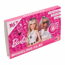 Пластилін YES 8 кольорів Barbie