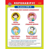 Комплект учнівських пам'яток. Профілактика COVID-19 в закладі загальної середньої освіти (Укр)