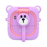 Фотоапарат-принтер моментального друку бузковий