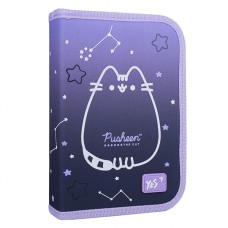 Пенал твердий одинарний з двома клапанами YES Pusheen Stellar