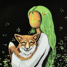 Картина за номерами 40*40см на чорному фоні Лагідна