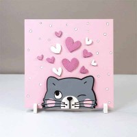 Картина 3D 18*18см Кошеня