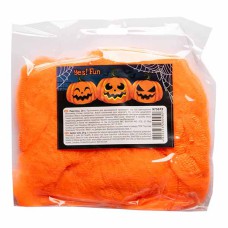 Декор Паутина Yes! Fun Хэллоуин с двумя пауками оранжевая