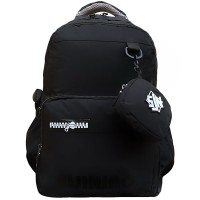 Рюкзак молодежный 48*31*18см Zip черный