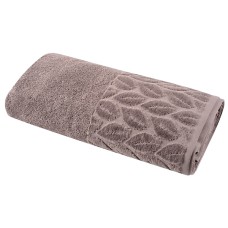 Рушник банний SOHO 70*140см Leaves Cappuccino
