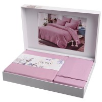 Комплект постельного белья Soho евро 200*230 см One Rose