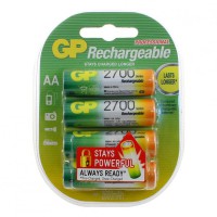 Аккумулятор GP 2700 mah пальчиковый 4шт