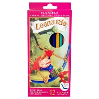 Карандаши цветные 12 шт LEONARDO