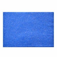 Фетр мягкий с глитером 21*30см синий
