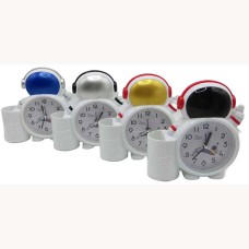 Годинник-будильник Космонавт зі скляною підставкою
