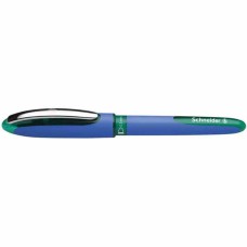 Ручка-роллер капиллярная Schneider One Hybrid C зеленая