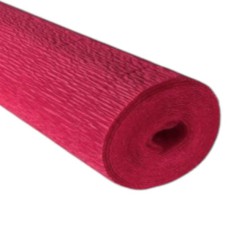 Гофрований папір 50см*2,5м 180г/м червоний