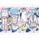 Книжка для малювання, творчості та моди для класних сучасних дівчат