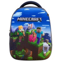 Рюкзак шкільний напівкаркасний 36*28*16см + пенал Minecraft