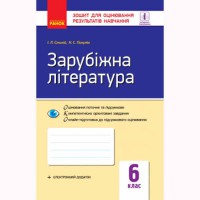 Контроль навчальних досягнень Зарубіжна література 6 кл. (Укр)