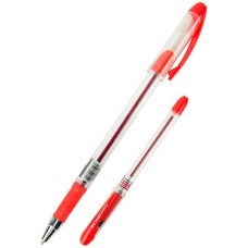 Ручка масляная AXENT красная