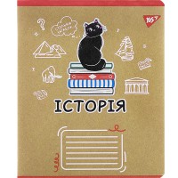 Зошит 48 аркушів клітинка/лінія ПРЕДМЕТКА Black cat