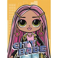 Картина за номерами для дітей 30*40см L.O.L. Surprise! O.M.G. City Babe