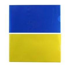 Папка конверт Е65 горизонтальний синій