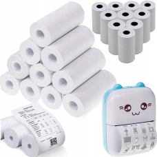 Папір для міні термопринтера білий 10шт