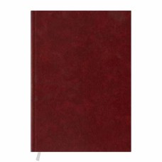 Дневник недатированный А5, балладек, 176 листов, линия, бордо