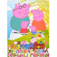 Розмальовка А4: Свинка 2
