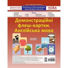 Наочні посібники. Англійська мова Демонстраційні флеш-картки.