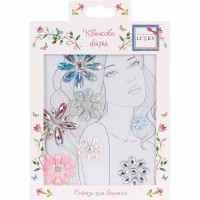 Стрази-наліпки для волосся для дітей 72шт