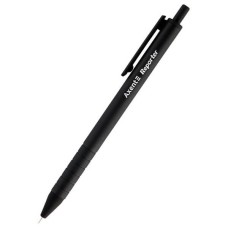 Ручка масляная автоматическая AXENT Reporter черная