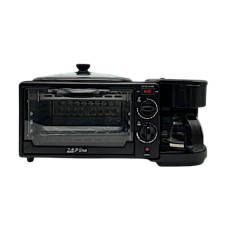 Електрична піч Zepline 3 в 1 з кавоваркою та сковородою