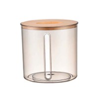 Контейнер для салфеток круглый прозрачный