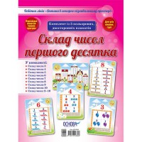 Набор плакатов. Ребенок в сенсорно-познавательном пространстве. Состав чисел пешего десятка