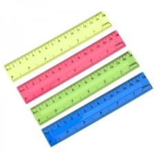 Лінійка пластикова 15см.Irbis