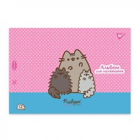 Альбом для малювання 12аркушів з перфорацією Pusheen