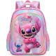 Рюкзак шкільний 36*27*13см Stitch рожевий LED