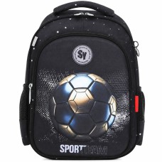 Рюкзак шкільний напівкаркасний 37*28*20см + пенал Football