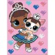 Алмазна мозаїка 15*20см L.O.L. Surprise! Miss Baby With Miss Puppy