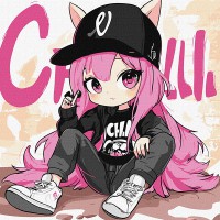 Картина за номерами 40*40см + фарби + пензель 3 шт з рамкою У стилі аніме