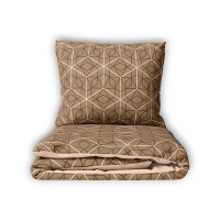 Комплект постільної білизни ТЕП полуторний 70*70см Bronze Grid