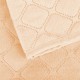 Покривало ТЕП VELOUR 150*210 см Персиковий/Ромб круглий