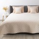 Покривало ТЕП VELOUR 150*210 см Персиковий/Ромб круглий