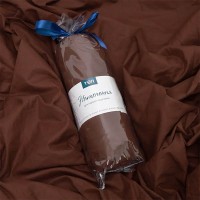 Простирадло НАТХНЕННЯ з резинкою 160х200 см какао