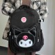 Рюкзак школьный 44*30*19см Kuromi черный