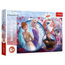 Пазли Trefl 160 елементів Frozen Пригода сестри