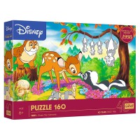 Пазли Trefl 160 елементів Бембі та лісові друзі