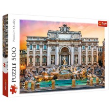 Пазли Trefl 500 елементів Фонтанна ді Треві, Рим