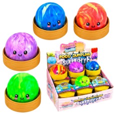 Zabawka antystresowa Dumpling Squish Pelmen 9cm marmur Mix kolorów