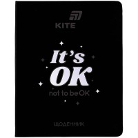 Щоденник шкільний Kite м'яка обкладинка It's OK