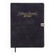 Щоденник датований А5 2026 VELOUR чорний