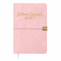 Щоденник датований А6 2026 VELOUR рожевий